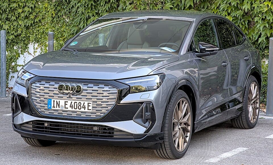 Foto van een Q4 e-tron