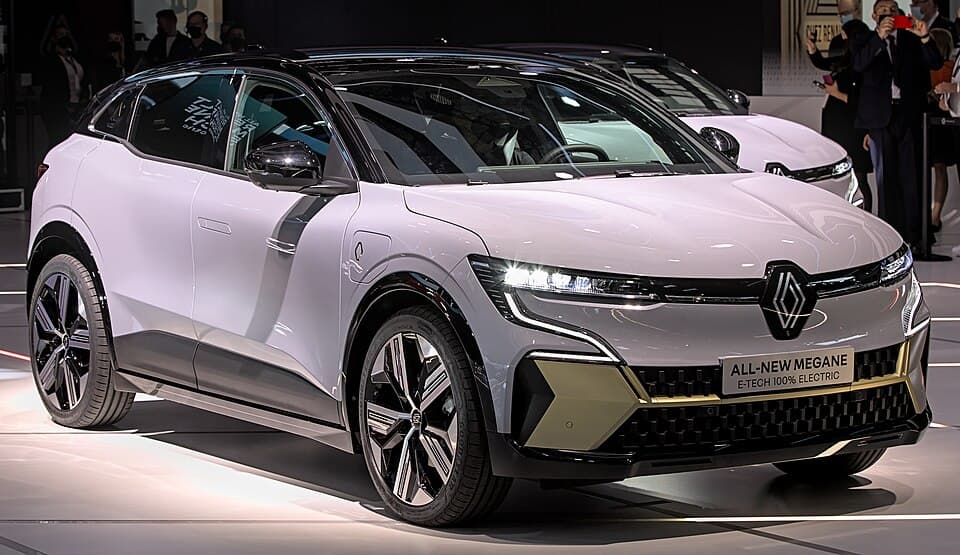 Foto van een Mégane E-Tech