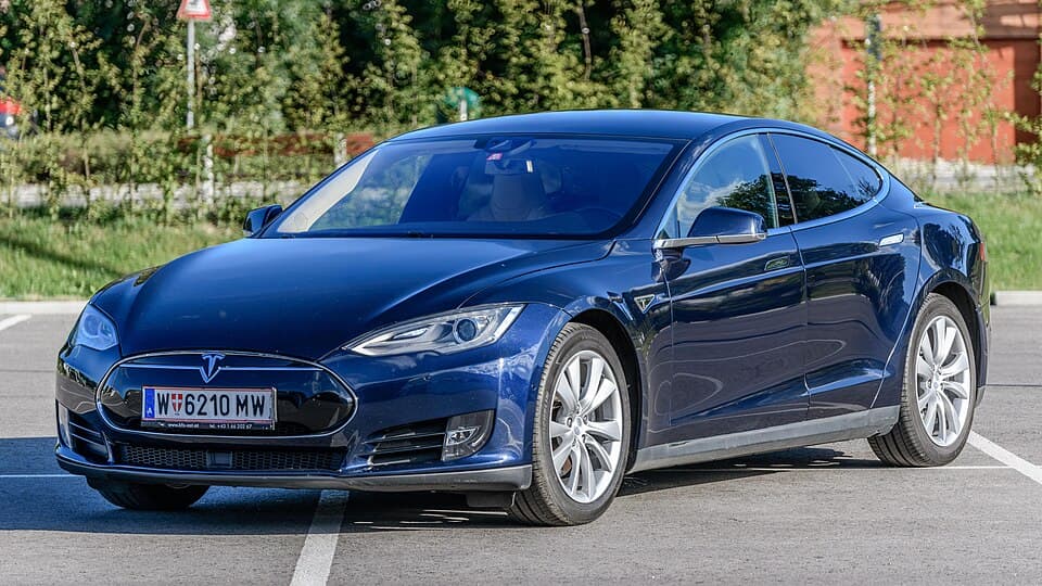 Foto van een Model S