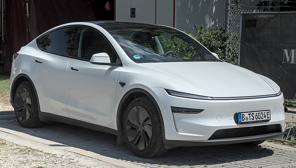 Foto van een Model Y